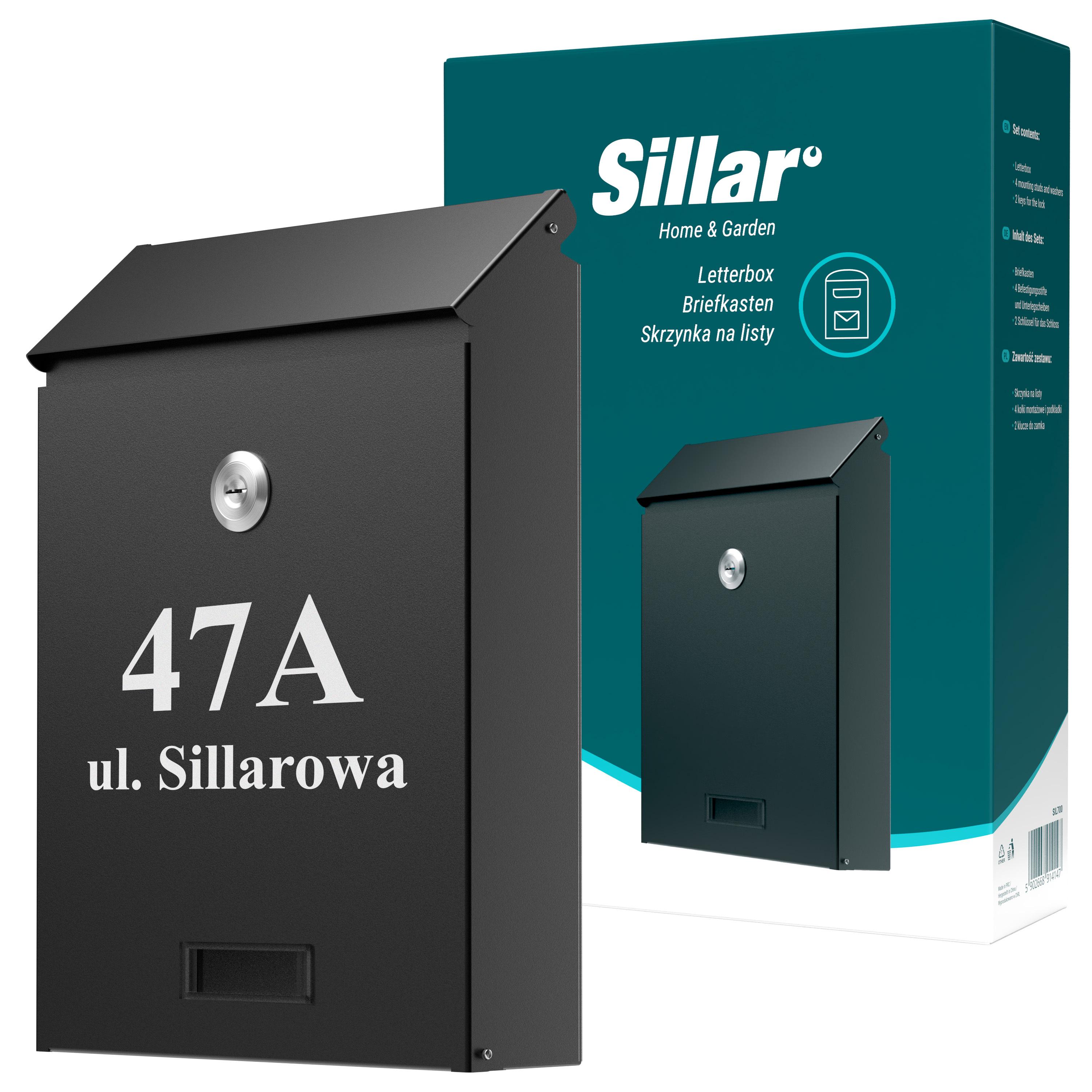 Cutie postala, pentru scrisori, C5, otel galvanizat,